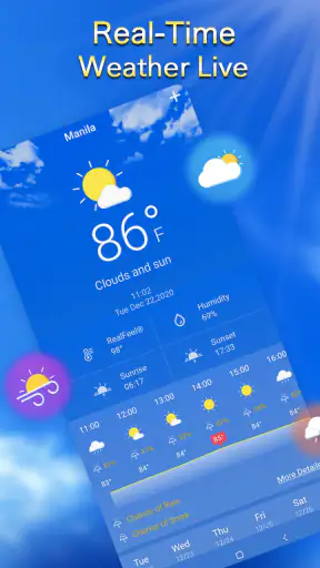 الطقس المحلي ： توقعات الطقس screenshot