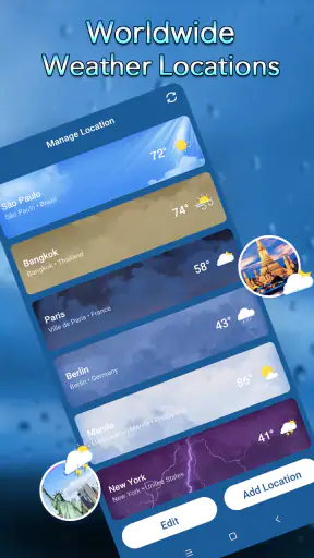 الطقس المحلي ： توقعات الطقس screenshot