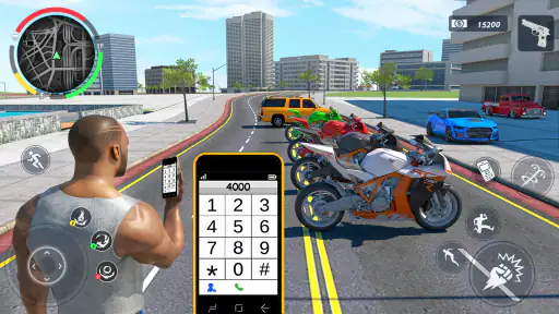 العصابات الجريمة مدينة هجوم 3D screenshot