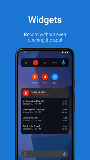 المسجل الصوتي السهل الإحترافي screenshot