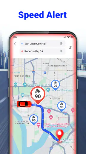 الملاحة الصوتية عبر نظام (GPS) screenshot