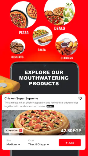 بيتزا هت مصر- اطلب بيتزا screenshot