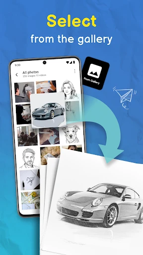 تتبع الرسم التخطيطي- رسم سهل screenshot