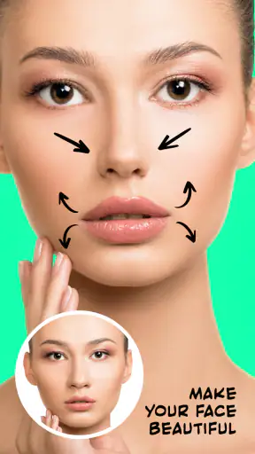 تجميل الأنف - محرر الصور screenshot