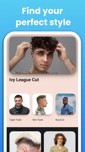 تطبيق تسريحات الشعر للرجال screenshot