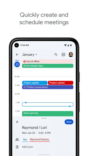 ‏تقويم Google screenshot