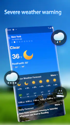 توقعات الطقس - القطعة screenshot