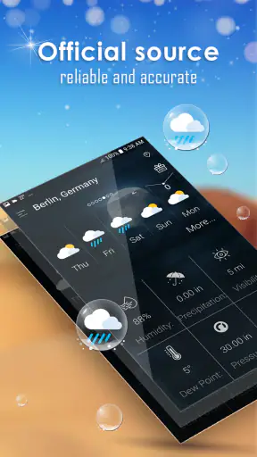 توقعات الطقس اليومية screenshot