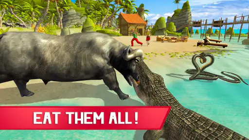 جائع تمساح هجوم sim تمساحgames screenshot