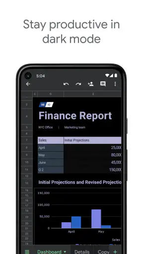 جداول بيانات Google screenshot