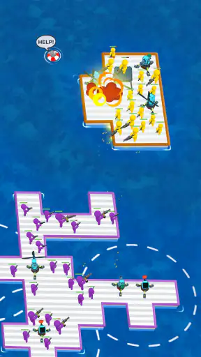 حرب القوارب: معركة جنونية screenshot