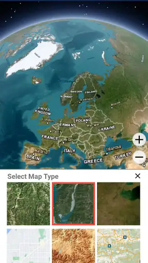 خريطة القمر الصناعي - الأرض 3D screenshot