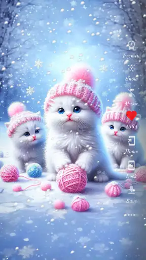 خلفيات القط لطيف screenshot