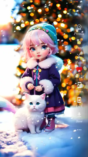 خلفيات القط لطيف screenshot
