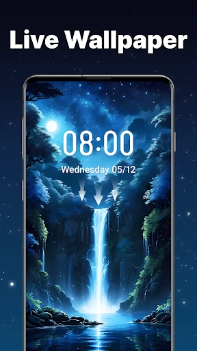 خلفية حية متموجة screenshot