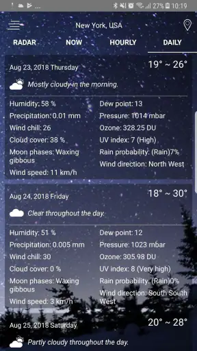 رادار الطقس screenshot