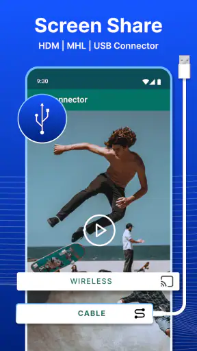 ربط الهاتف بالتلفزيون موصل USB screenshot