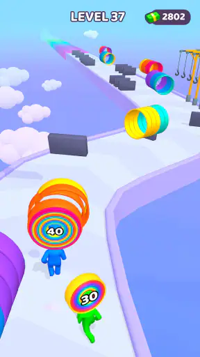 رجل الطبقات 3D: اركض واجمع screenshot