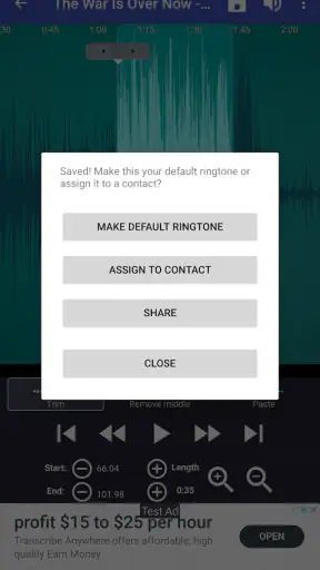 ؛ رينغتون ماكر - إنشاء نغمة screenshot