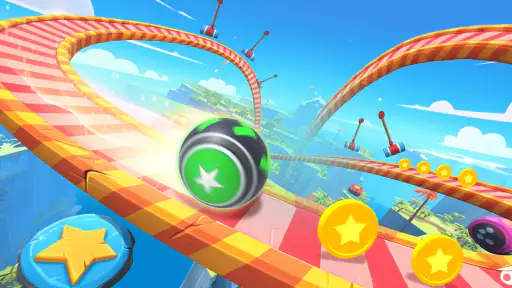 سباق الكرة الدوارة الخارق 3D screenshot