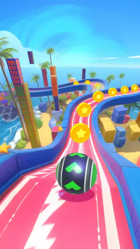 سباق الكرة الدوارة الخارق 3D screenshot