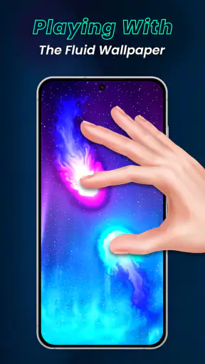سحر السوائل: خلفية 3D حية screenshot