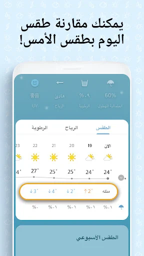شاشة الطقس screenshot