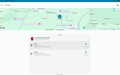 شجرة FamilySearch screenshot