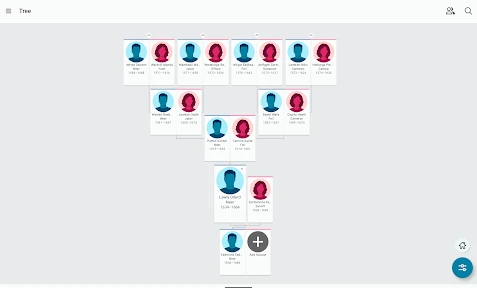 شجرة FamilySearch screenshot