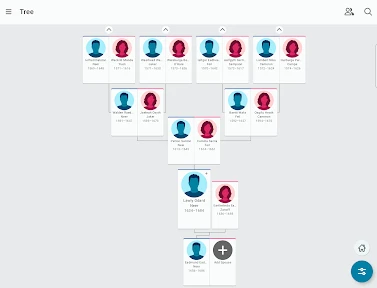 شجرة FamilySearch screenshot