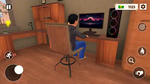 صبي يركض في المدرسة محاكاة الح screenshot