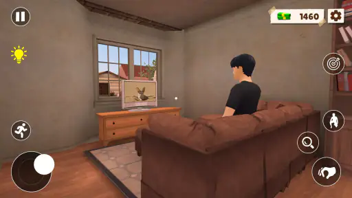 صبي يركض في المدرسة محاكاة الح screenshot