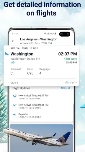 طائرات مباشر- تتبع الطائرات screenshot