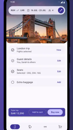 طيران الرياض screenshot