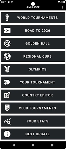 عالم كرة القدم محاكي screenshot