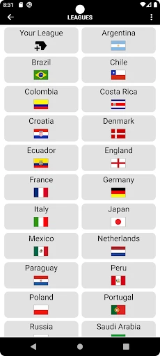 عالم كرة القدم محاكي screenshot