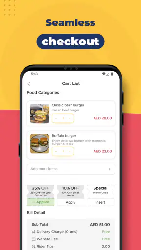 فالك: توصيل طعام وغسيل سيارات screenshot