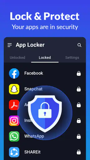 قفل التطبيقات-بصمة تطبيق القفل screenshot