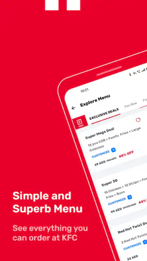 كنتاكي الإمارات | KFC UAE screenshot