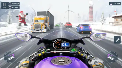 لعبة سباق الدراجات النارية screenshot