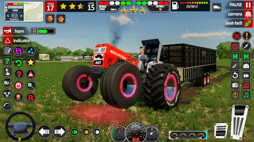 لعبة قيادة الجرار - الزراعة screenshot