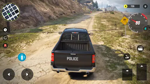 لعبة قيادة سيارة الشرطة screenshot