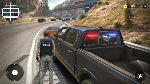 لعبة قيادة سيارة الشرطة screenshot