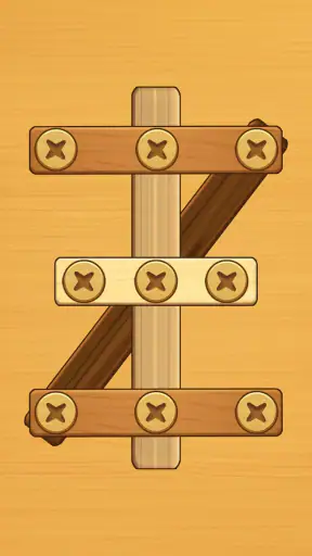 لغز المسمار: خشب وصامولة screenshot