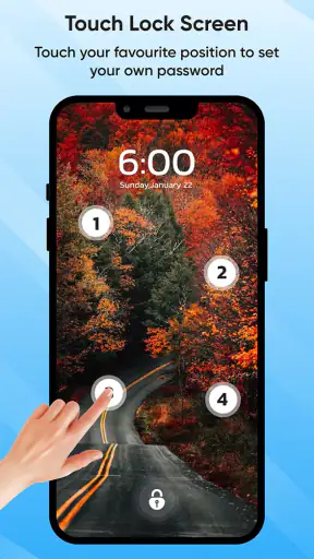 لمس شاشة القفل، المس الصورة screenshot