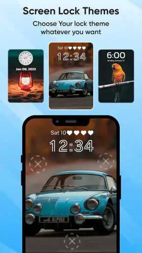 لمس شاشة القفل، المس الصورة screenshot