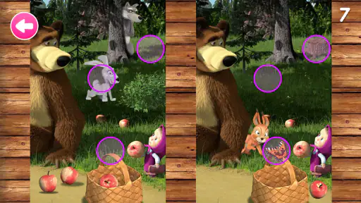 ماشا والدب. ألعاب تعليمية screenshot
