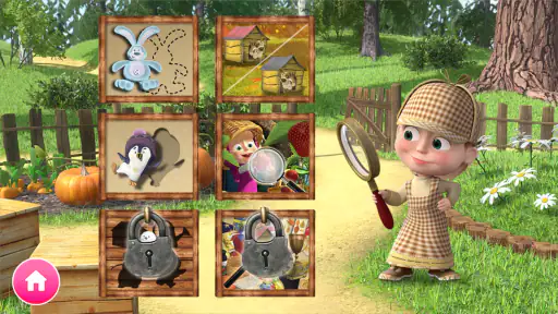 ماشا والدب. ألعاب تعليمية screenshot