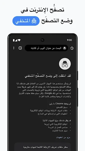 متصفح Google Chrome screenshot