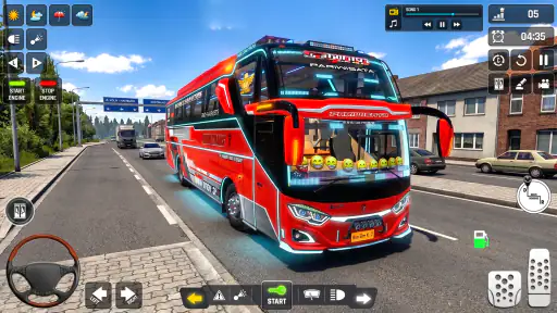 محاكي قيادة الحافلات الحقيقية screenshot